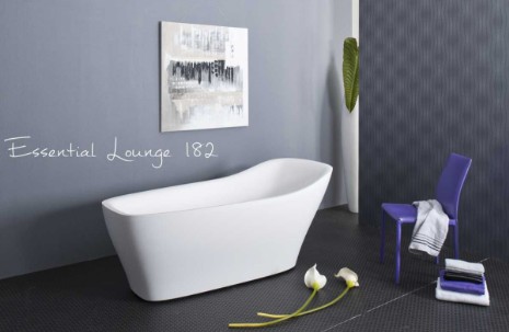 Picture Freestanding Bath Tub Essential Lounge 182