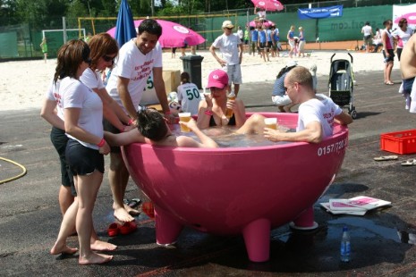 Inselwanne im Eventeinsatz